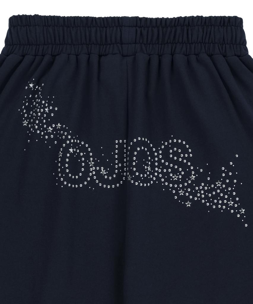 OJOS Hotfix Logo Wide Sweatpants / Navy