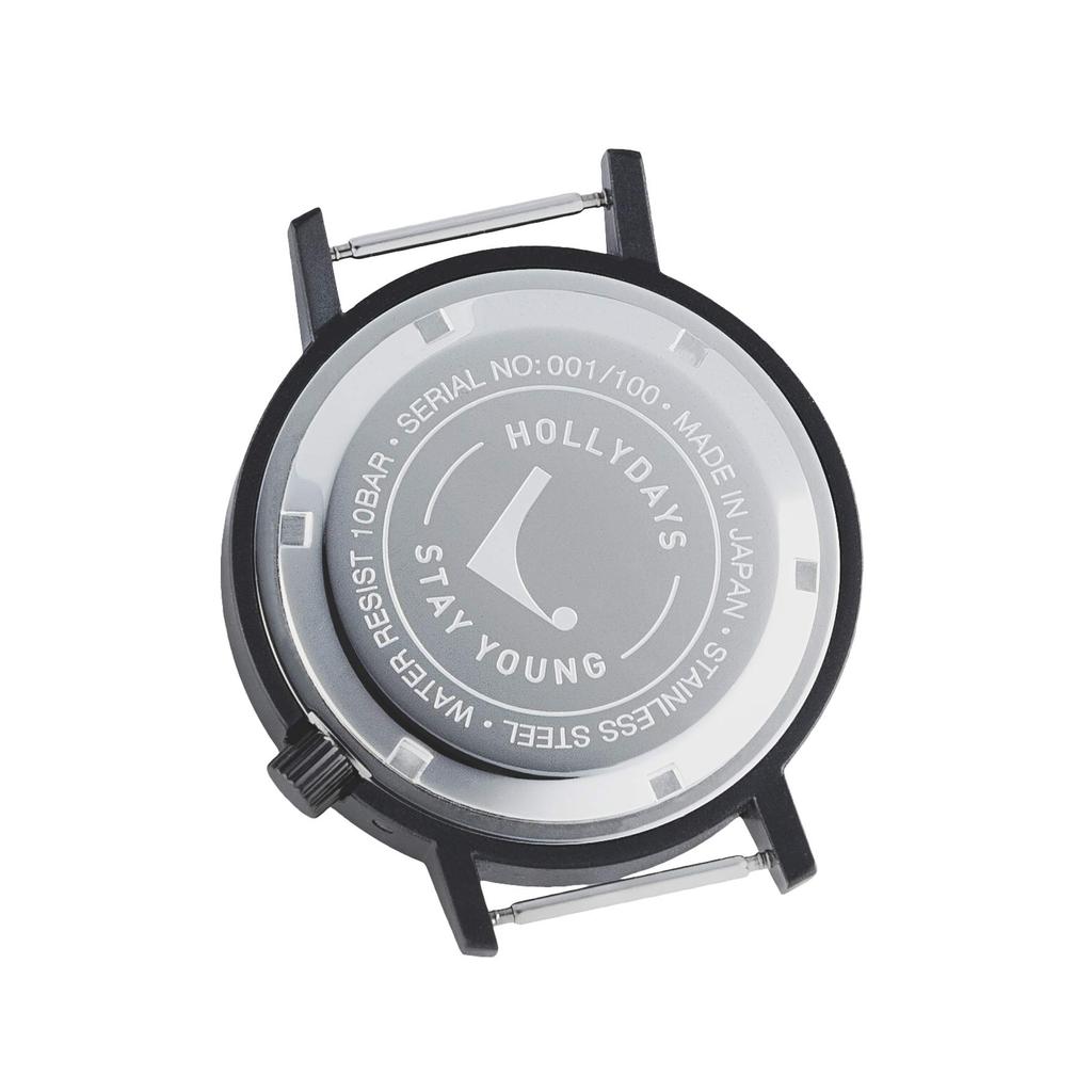 The Made In Japan Lifestyle Casual Watch Rollins/HOLLYDAYS (Force Silver)