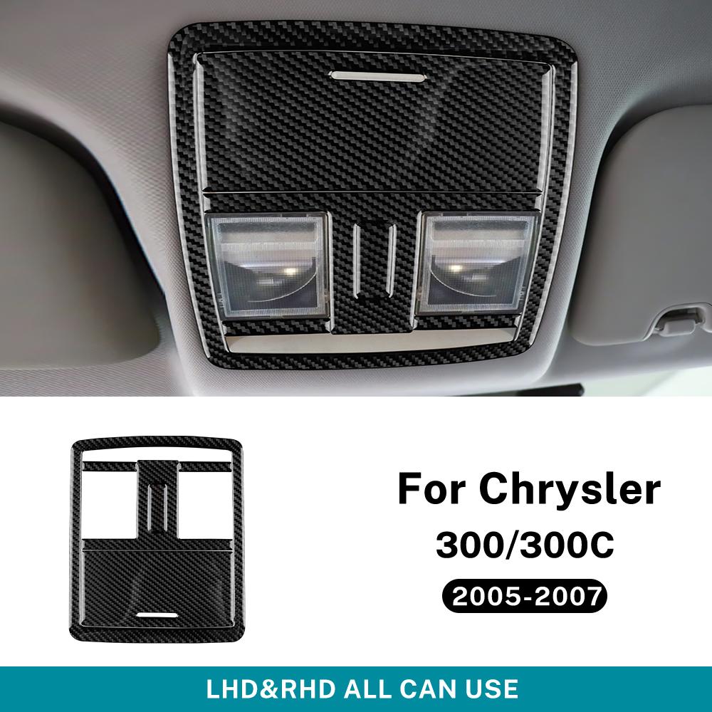 Наклейка из настоящего мягкого углеродного волокна для Chrysler 300 300C 2005 2006 2007 LHD RHD Автомобиль Панель плафона Внутренняя отделка Аксессуары