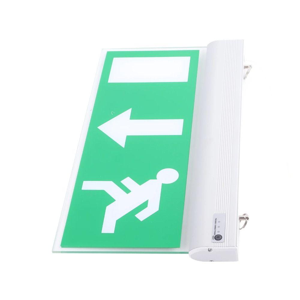 Commercial LED Emergency Sign Lamp Exit Sign Security Light 110-240V Neon Light  Mall