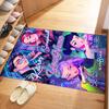 Demon Hunter Girls 7 Personalized Text Floor Rug Office Rug Design for Entryway Balcony Kitchen Playrooms Anti-slip Rug Anime Office Decor