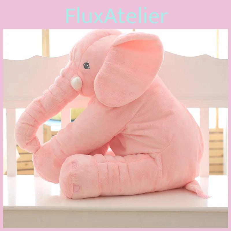 Adorable Baby Soft Plush Long Nose Elephant Sleep Pillow For Kids And Newborns