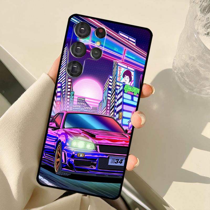 Чехол для спортивного автомобиля JDM Tokyo Drift для Samsung Galaxy S22 S21 Ultra Note 20 S8 S9 S10 Note 10 Plus S20 FE S21 FE