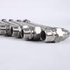 Сборка металлического шланга в оплетке из нержавеющей стали 304, термостойкий, гофрированная конструкция, поддержка по чертежам и образцам.