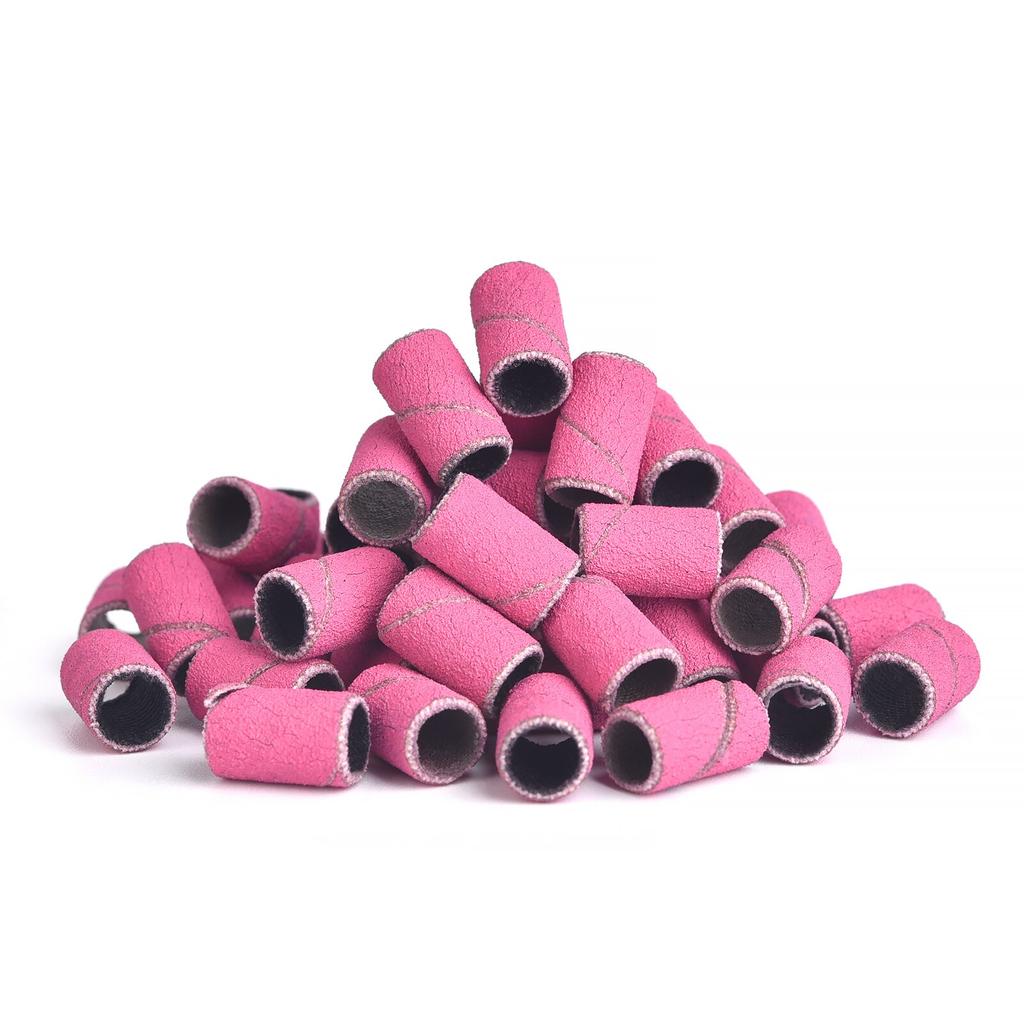 50 шт., шлифовальные ленты для сверл для ногтей, набор лент для сверл для ногтей, инструменты для удаления геля и педикюра