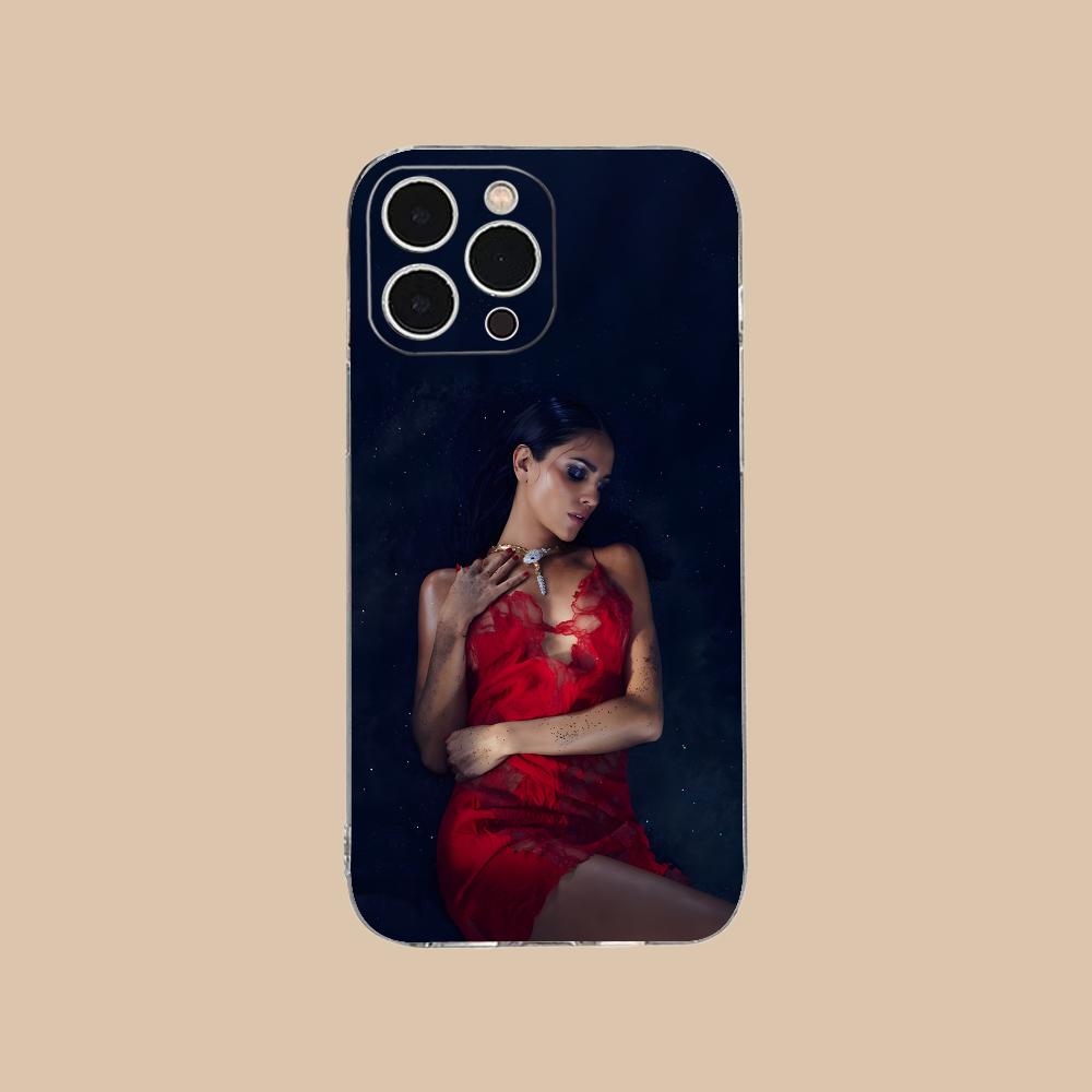 Модный прозрачный чехол из ТПУ Eiza Gonzalez для iPhone 17 16 15 14 13 12 11 X XR XS Air Pro Max Plus Mini Цветной чехол