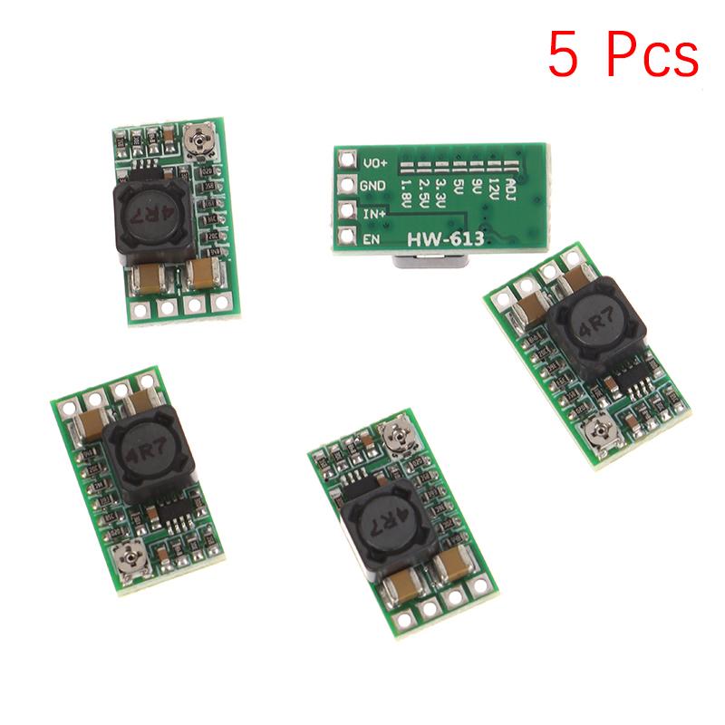 1/5pcs 3A MINI DC-DC STEP DOWN CONVERTER VOLT REGULATOR 5V-23V TO 3.3V 6V 9V 12V High Quality