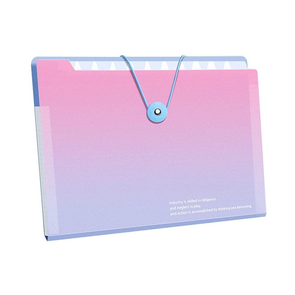 Градиентные цветные сумки для органов, папка-регистратор большой емкости для студентов и офисных работников