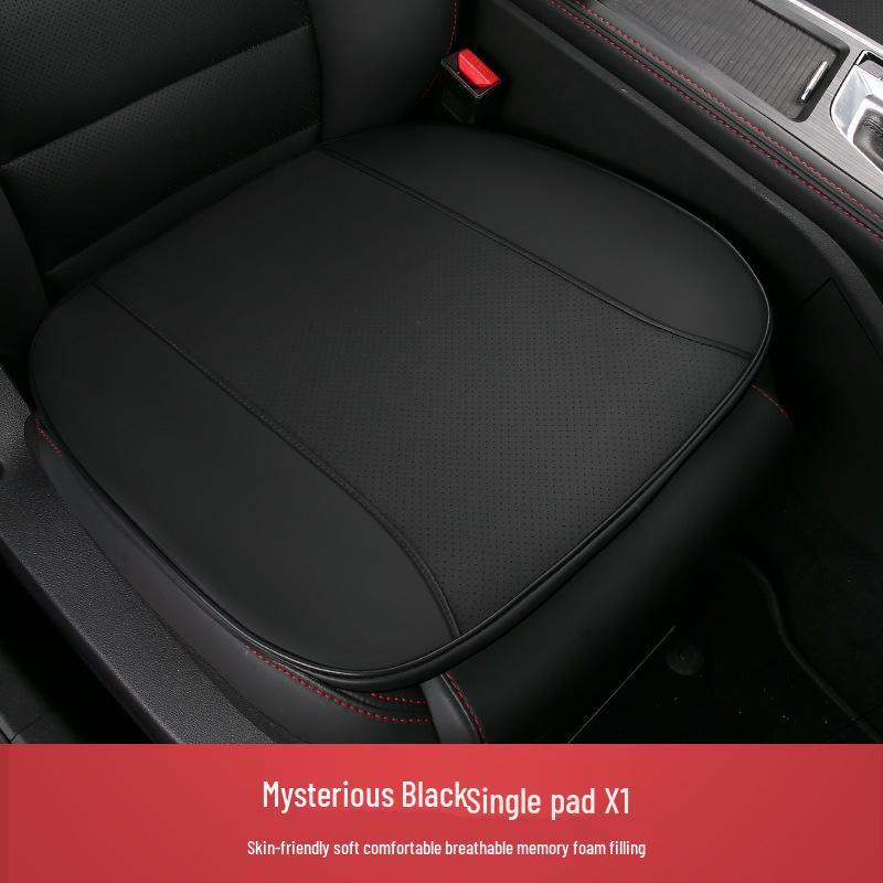 Cross-Border Memory Foam Car Seat Cushion - Matte, No Decoration, Bread Edge Design