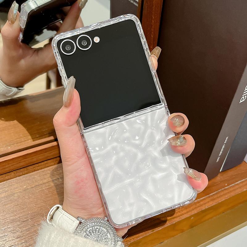 Чехол Flip7 для Samsung Galaxy Z Flip 7 Zflip7 Прозрачный Защитный Чехол для Телефона для Samsung Zflip 7