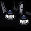 LED Car Door Welcome Lights Laser Projector Wireless Car HD Courtesy Lamp Caps For Jeep Grand Cherokee Commander Renegad MWGHF1