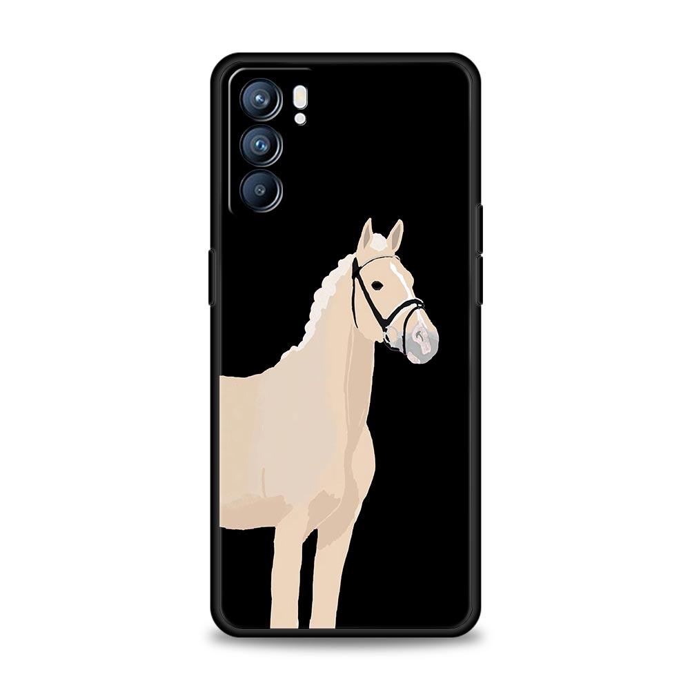 Frederik The Great Beauty Horse Phone Case For Oppo A54 A53 A52 A9 2020 A15 A95 A16 A76 A74 A12 Find X5 Reno6 Pro Plus 5G Cover