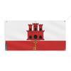 Bannière Drapeau de Gibraltar 6 Oeillets 120x240cm en polyester