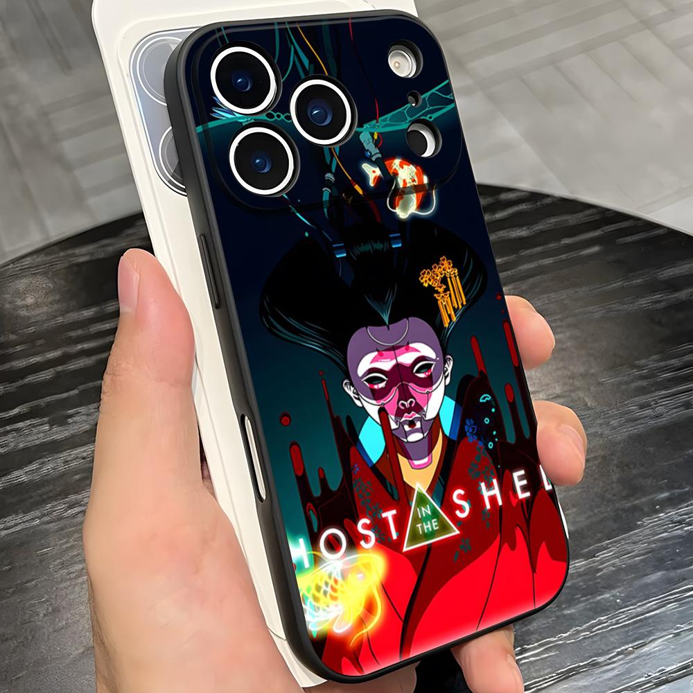 Ghost In The Shell Phone Case For IPhone 17 Pro Max 16 15 14 Pro Max 13 11 X Xs Xr 8 7Plus Silicone Cover