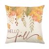 2022 New Thanksgiving Pillow Cover Pillowcase Thank You Pumpkin Linen Print Throw Pillow Case Living Room Sofa Pillow Cushion Cover