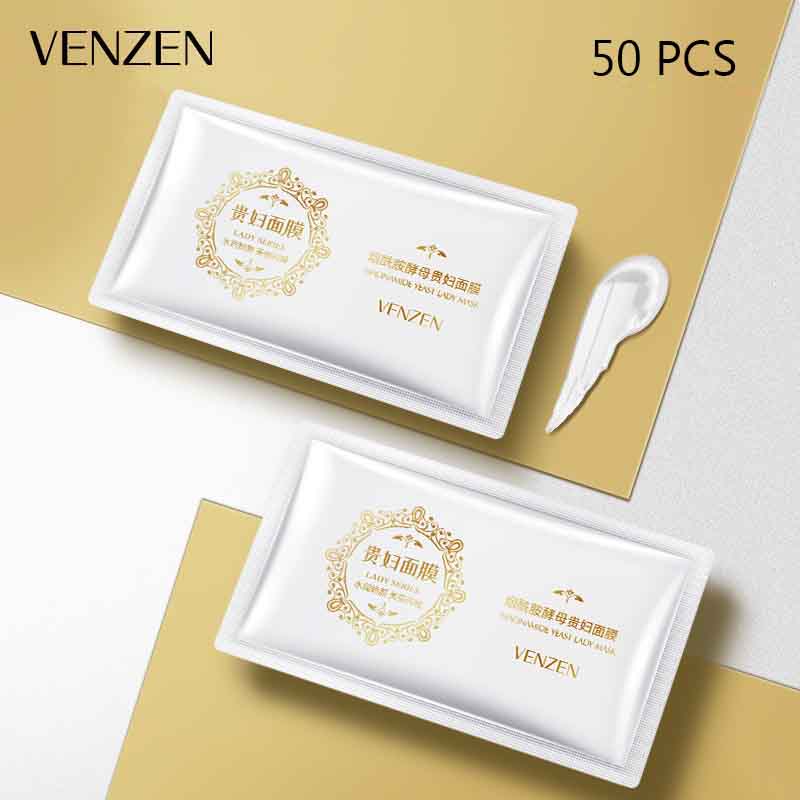 50 шт. VENZEN ниацинамид арбутин маска для омоложения кожи увлажняющая маска для сна