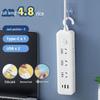Умный USB Многофункциональный Сетевой Фильтр с Независимым Выключателем и Боковой Вилкой