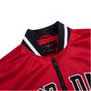 Youth Letter Patch Baseball Collar Drop Shoulder Jacket Kids Jackets Jester-Red JD2412009GS-002