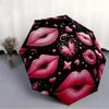 1pc Lips Butterfly Heart Automatic Umbrella Portable Home Essential Umbrella, Iron Umbrella Structure Suitable for All Seasons yy251123197