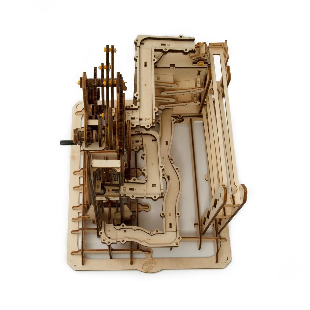 Tsukurun Japanese Instruction Manual Robotime Moving 3D Wood Puzzle Coaster Series Desu® [Official Seller/Japanese Included] (Marble Explorer)