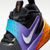Детские кроссовки Nike Team Hustle D12 PS 'Черный Лазерно-оранжевый Виноградный'
