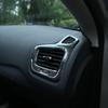 My Good Car Car Chrome Air Vent Protective Cover Air Conditioner Outlet Trim Sticker for Jeep Compass 2017 2018 Accessories