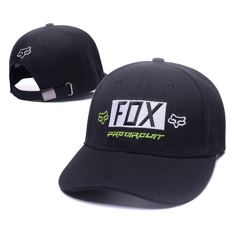 Мужская кепка-тракер Fox Racing с регулируемой застежкой-кнопкой и стильным принтом лисы**