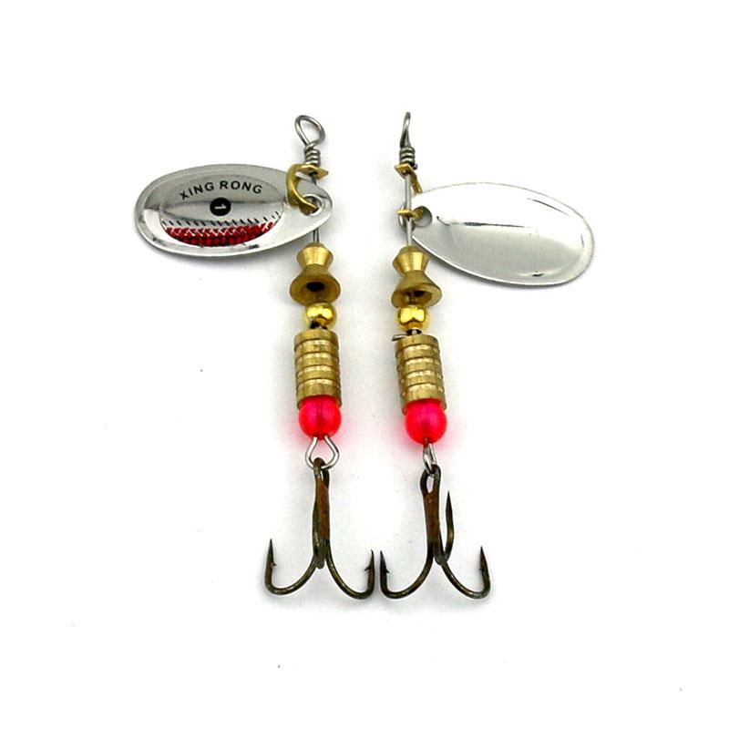 5pc HENGJIA 0.12oz Mini Fishing Spoon Bait Trout Bass Pike Metal Lures