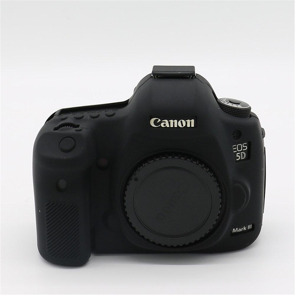 Мягкий силиконовый защитный чехол для корпуса камеры Canon EOS 5D3 5D Mark III, противоударный, резиновый чехол-скин