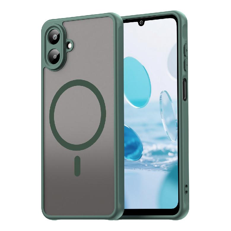 Phone Case For Samsung Galaxy A07 4g,Matte Magnetic Shockproof Hybrid Phone Cover For Samsung Galaxy A07 4g