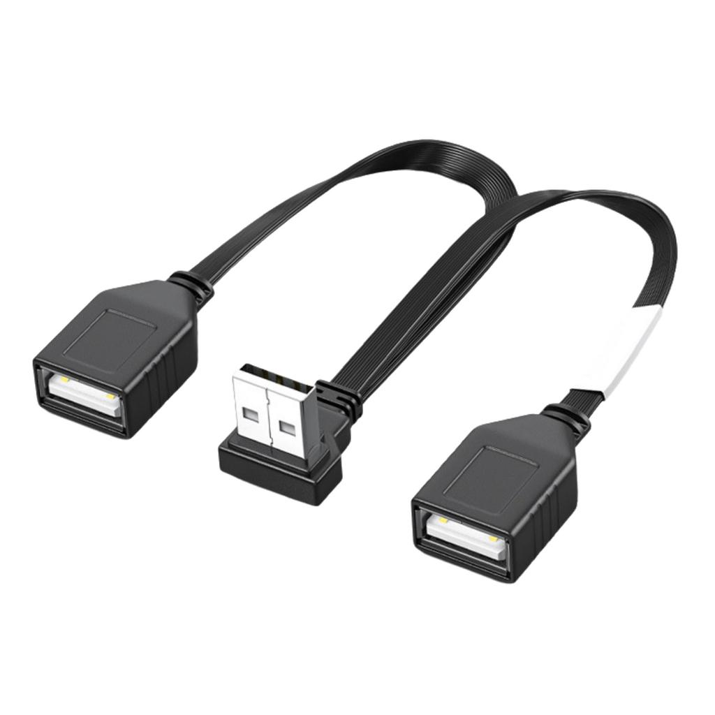 USB 1 к 2 сплиттер кабель папа к женскому удлинитель адаптер 480 Мбит/с передача данных для ПК ноутбук автомобиль и U диск