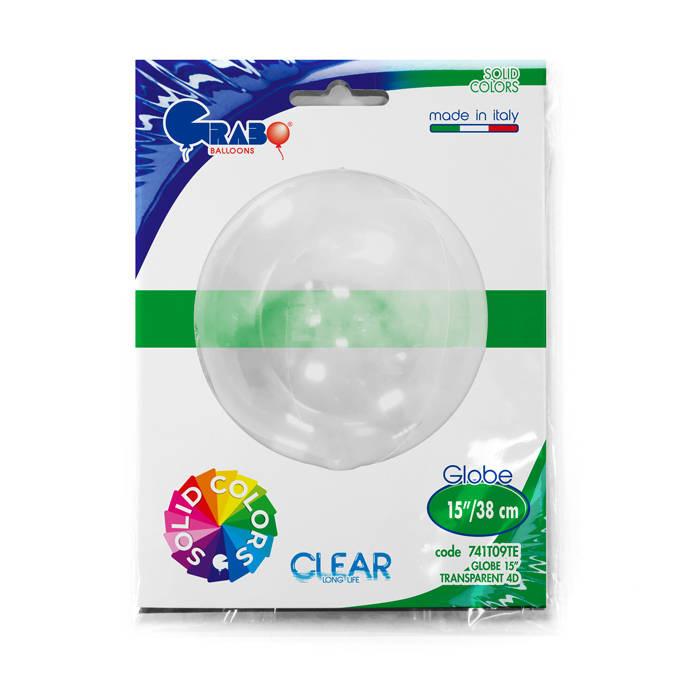 Balon Transparentny 15' Globe Transparent Z Zaworem 4D