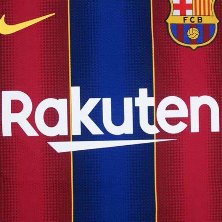 Nike Футболка мужская с коротким рукавом и круглым вырезом с принтом в полоску футбольного клуба «Барселона» Лиги чемпионов молодежной сборной по футболу Lionel Messi, красная CD4185-455