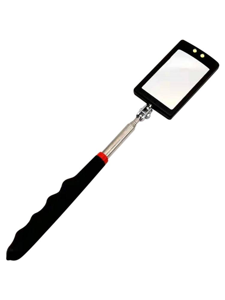 Комплект из 4 предметов, зеркало для осмотра шасси двигателя, авторемонтный детектор, многонаправленный складной телескопический светодиодный отражатель