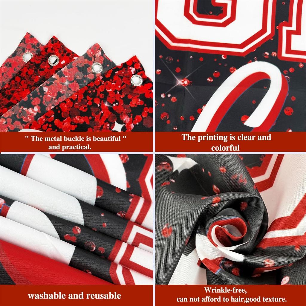 Украшение выпускного вечера Уличное украшение Атмосфера Баннер Подвесная ткань