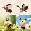 Cute Cartoon Bee Mosquito With Big Eyes Plush Toy Pendant Keychain For Kids Bedroom And Playtime