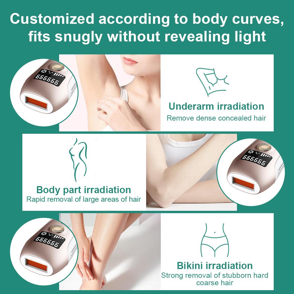 Лазерная эпиляция 2-в-1 с режимом омоложения кожи Устройство для удаления волос IPL в домашних условиях 5 передач