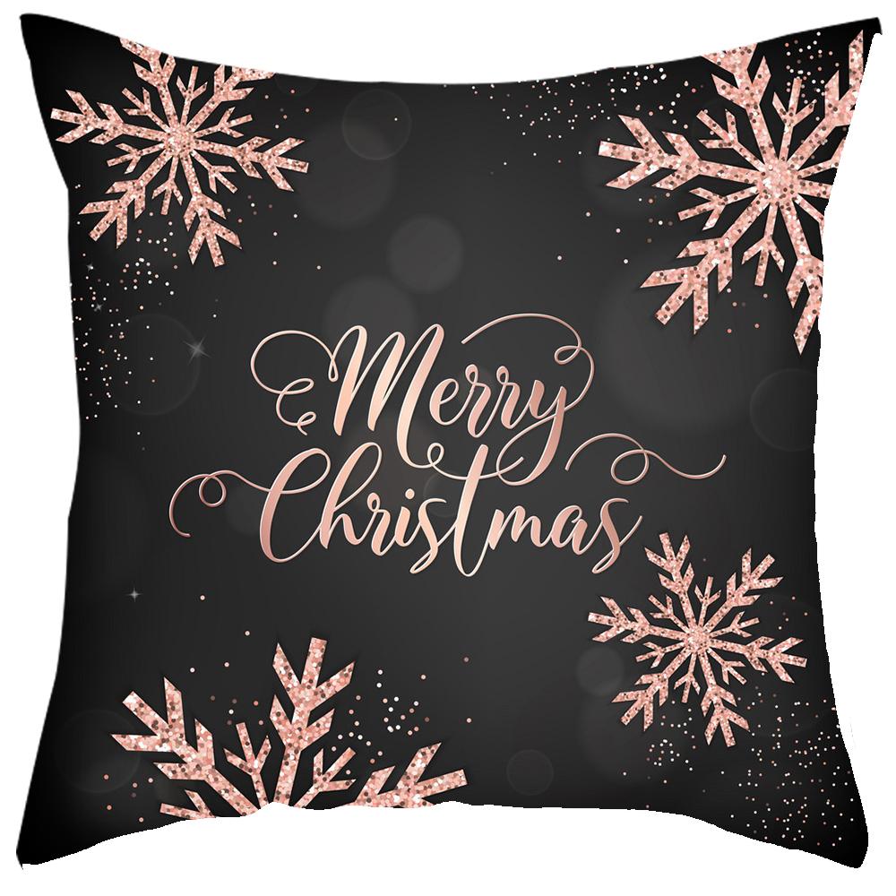 Рождественское украшение милый Санта олень принт наволочка для подушки дома гостиная диван украшение наволочка 45x45 см