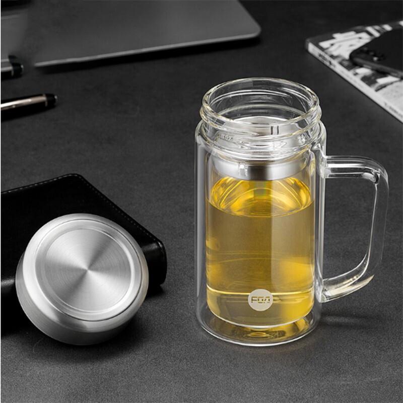 Fuguang 380ml Junyue Glass Office Mug