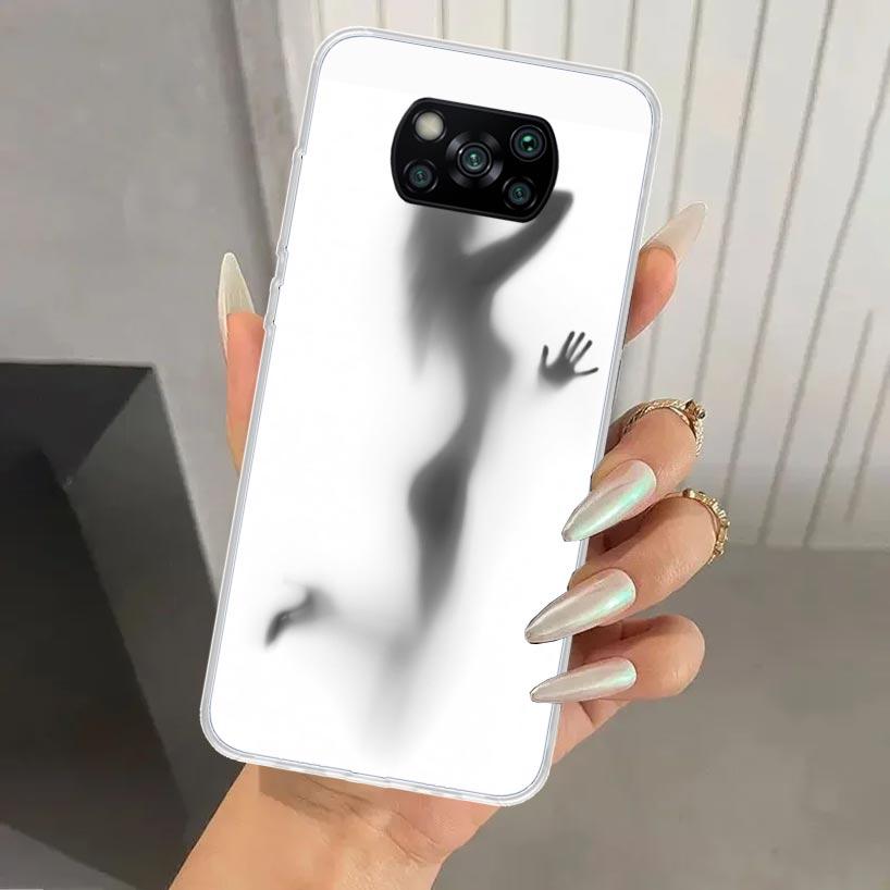 Woman Silhouettes Sexy Lady Girl Phone Case for Xiaomi Poco X5 X6 X7 Pro F7 Ultra M7 Redmi 15 15C 13 13C 12 12C 10 10A 10C 9 9A