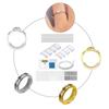 71Pcs Rings Size Adjuster Rings Guard Clip Invisible Tightener Rings for Women Men Adjuster Rings Sizer Measuring
