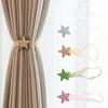 Star Shaped Curtain Buckles ABS Curtain Holdback Nordic Magnetic Curtain Tie  Home Decor