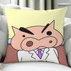 BBuriburizaemon Cute Funny cushion cover Birthday Anniversary Gifts Double Sided Printed Zipper Cushion Cover Soft Skin Bedding