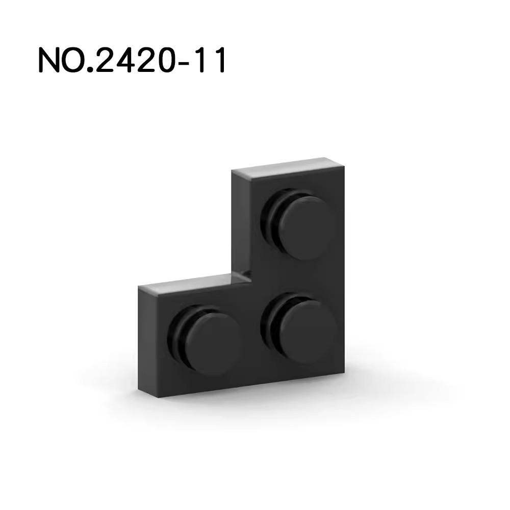 Нетоксичные 20 шт. Детали Moc 2420 Пластина 2x2 Угловая Совместимые Кирпичики DIY Сборка Строительные Блоки Частицы Детская Головоломка Развивающая Игрушка Подарок