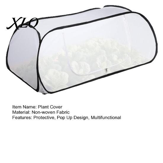 Garden Row Accelerator Cover Pop Up Winter Rows Plant Covers, Raised Beds Vegetable Cold-proof Protection Tent Protector, Freeze Bed for Snow Frost