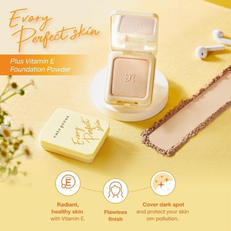 Cute Press - Пудра-основа Evory Perfect Skin с витамином E