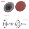 35 шт. шлифовальных дисков 2" Type R Roll Lock Discs Pads Sanding Roloc Abrasives