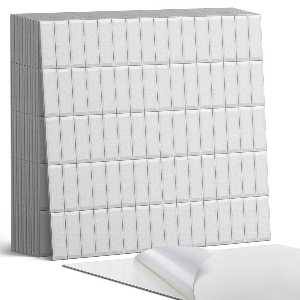 Printed Vinyl Tiles - Bedroom Decoration Smooth, rectangular mosaic 20x20x20 cm