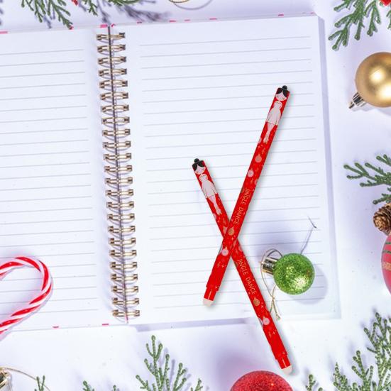 Набор стираемых ручек Рождественские Ручки с гладкими чернилами Многоразовые гелевые ручки на праздничную тематику для списков желаний, любовных открыток, праздничных открыток, праздничный декор для стола