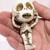 Unique Resin Skull Ornament Hangable Little Ghost Ornament Home Decor Resin Sculpture  Room
